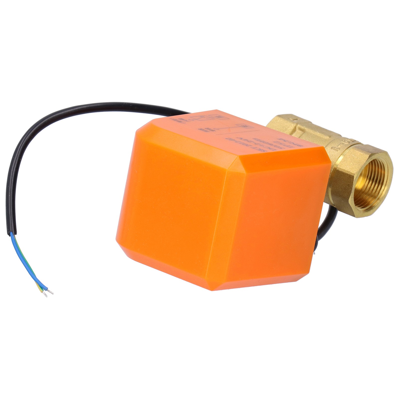 DN20 Professional 2 Way Electric Ball Valve DC12/24V 2‑Wire Brass Ball Valve