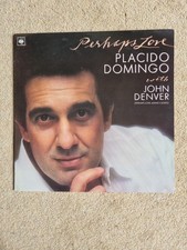 Placido Domingo With John Denver - Perhaps Love Vinyl LP CBS Records UK 1981