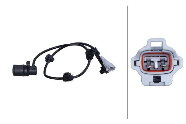 Hella 6PU 230 048-961 Sensor, Raddrehzahl Hinten Links-image