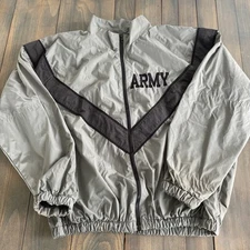 Skilcraft Vintage Army Windbreaker Full Zip Elastic IPFU Army Jacket Medium (M5)