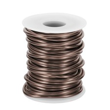 3mm Aluminum Wire for Sculpting, Jewelry Making, Metal Wrap, Brown