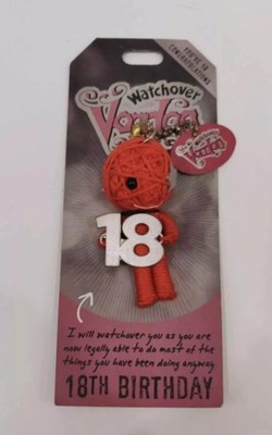 Watchover Voodoo 3'' Puppe - 18. Geburtstag - Du bist 18 Glückwunsch