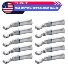 1-10 NSK Style Dental Slow Low Speed Contra Angle Handpiece Latch E-Type Attach