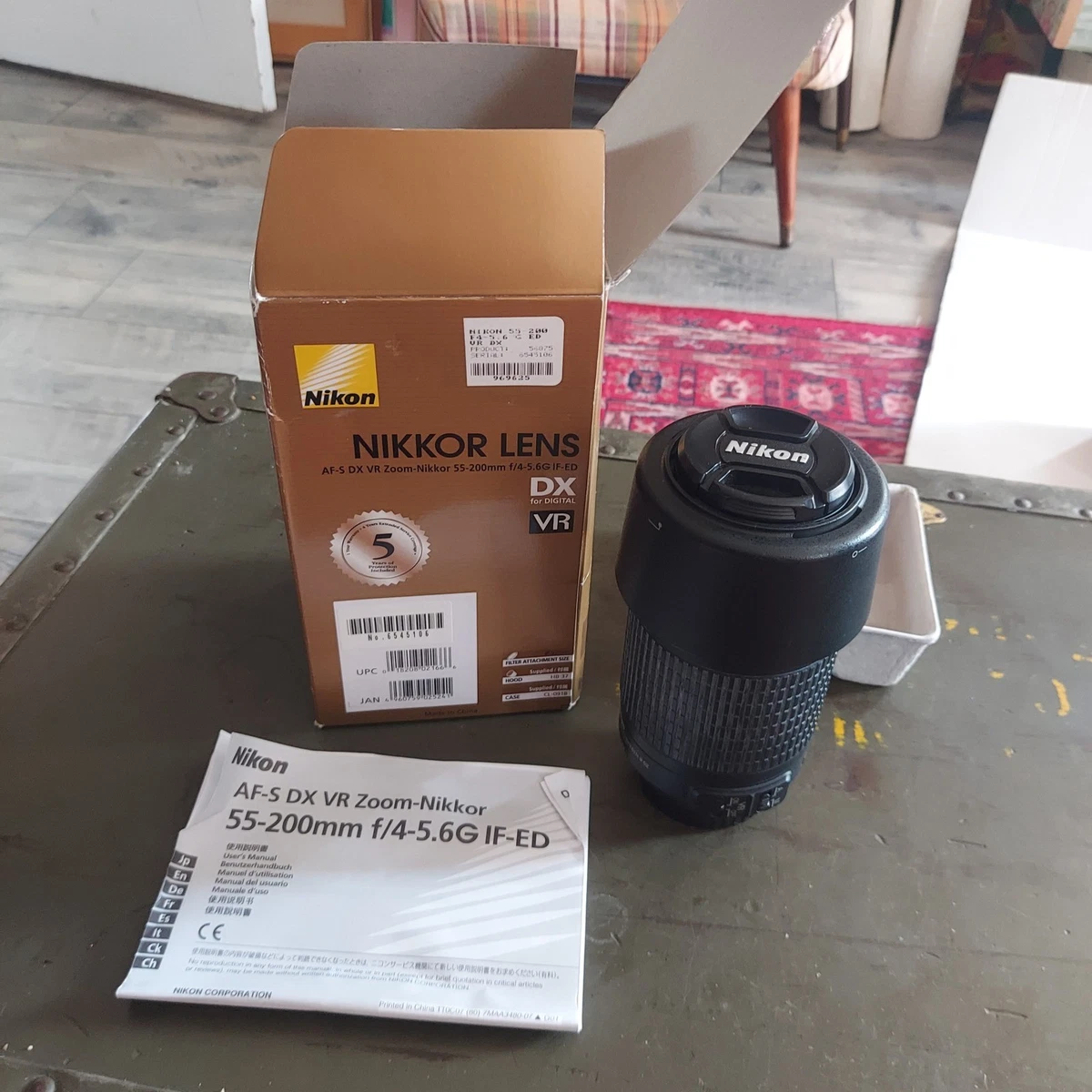 Nikon NIKKOR AF-S Zoom Camera Lenses 55-200mm Focal Lens for sale