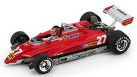 Brumm Ferrari 126 C2 G.Villeneuve 1982 N.27 Brazil Gp + Pilota 1:43