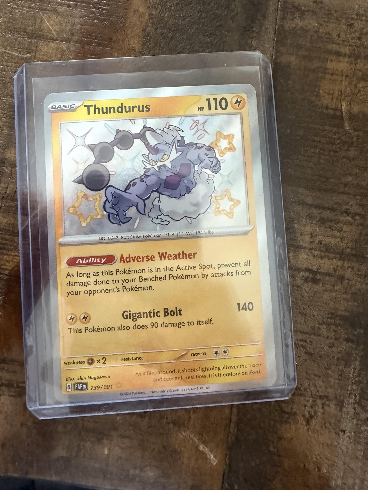 SV: Paldean Fates #139/091 Thundurus