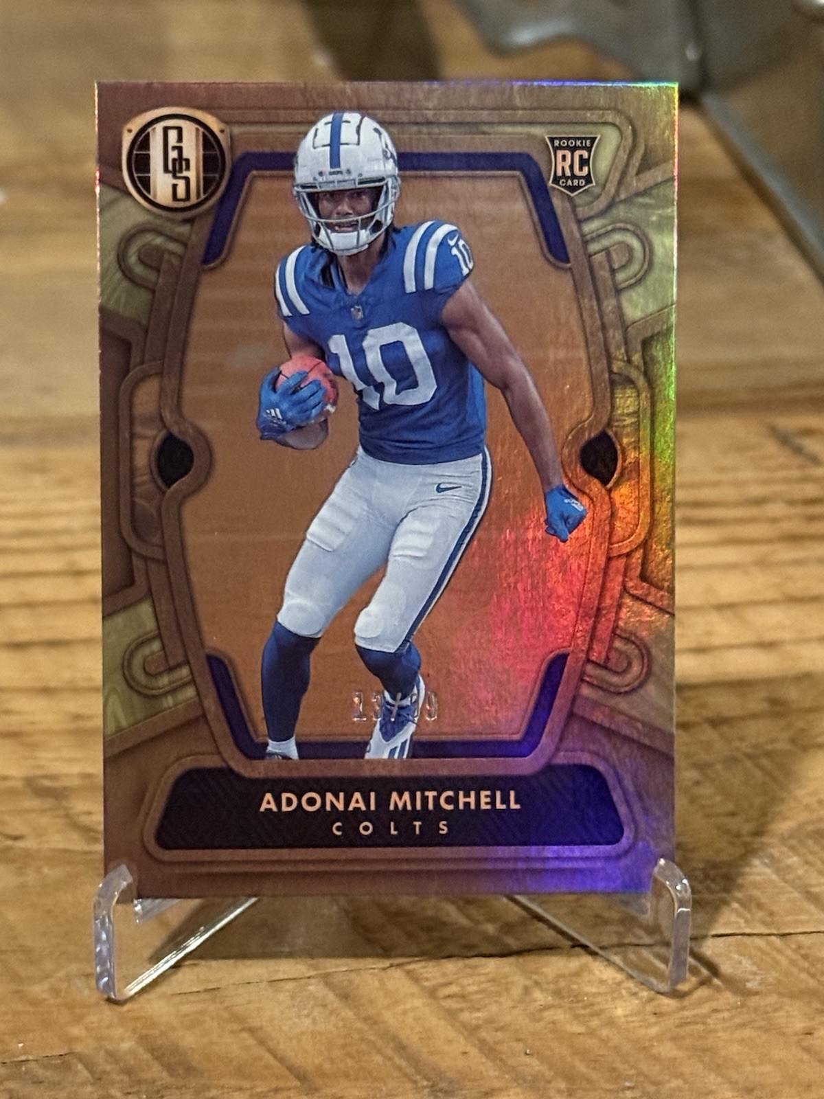 2024 Panini Gold Standard - Rookies Adonai Mitchell #140 /99 (RC)