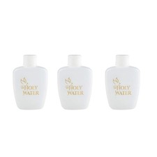 Small Travel Holy Water Bottles with Screw Off Top Lid Holds 2 oz Liquid, Set...