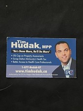 Ontario Progressive Conservative Party MPP Tim Hudak Fridge Magnet
