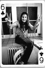 Ozzy Osbourne Black Sabbath Frontman Playing Card A10