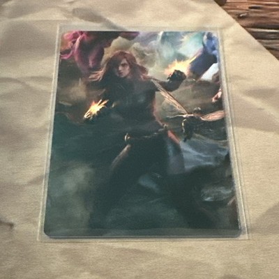 Magic The Gathering Marvel Super Heroes Art Series Black Widow Intel Expert 4/12