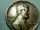 1942 us copper penny - ms - rb - 3.0 gr. - full ears - good stamp - nice rim -