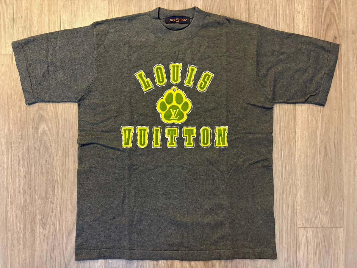 louis vuitton Tシャツ ロゴ プリント モノグラム グレー Louis Vuitton Gray T-Shirts for Men for sale | eBay