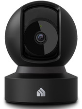 Kasa 1080p Indoor Pan/Tilt Wired Security Camera - Works as a 1 Pack, Black