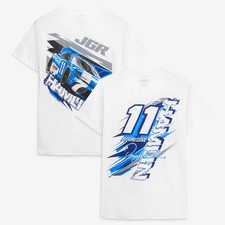 Men's Joe Gibbs Racing Team Collection White Denny Hamlin 11 Progressive