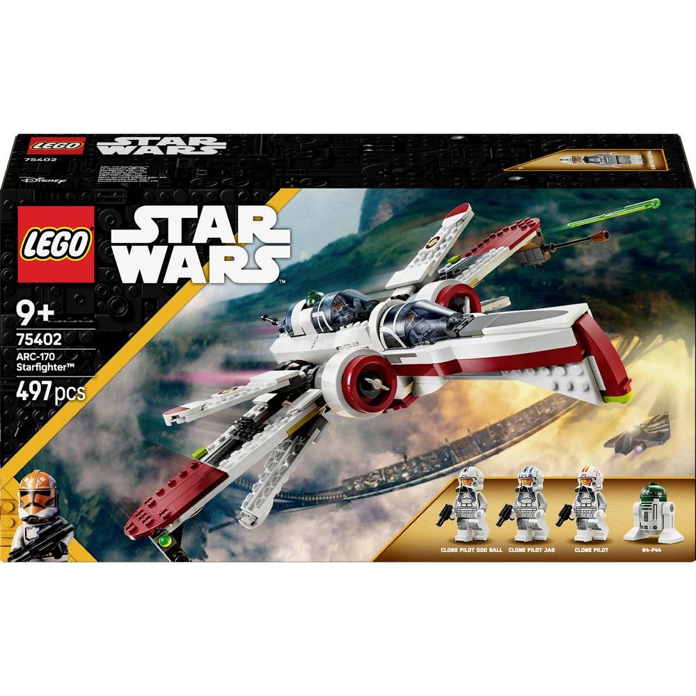 75402 Конструктор LEGO STAR WARS ARC-170 истребителей 