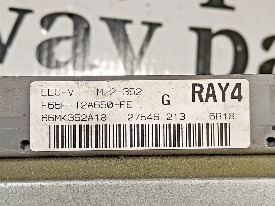 Unidad de motor AT F65F12A650FE Ford F150 Pickup 1997 módulo ECU 16D1 096 B10 Foto 4 de 4