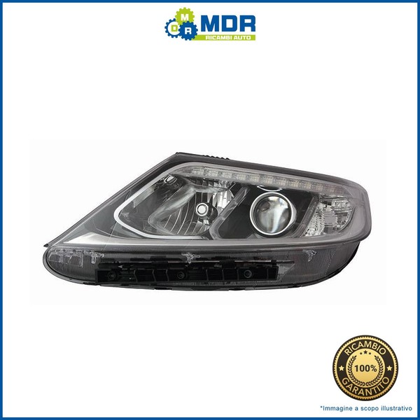Scheinwerfer Vorne Links Xenon Parabel Schwarz - Links - Kia Sorento 12>14-image