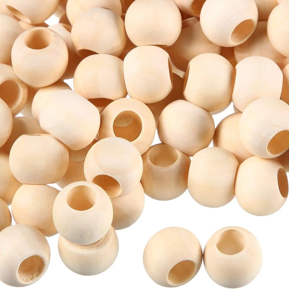 Large wooden shop beads for macrame