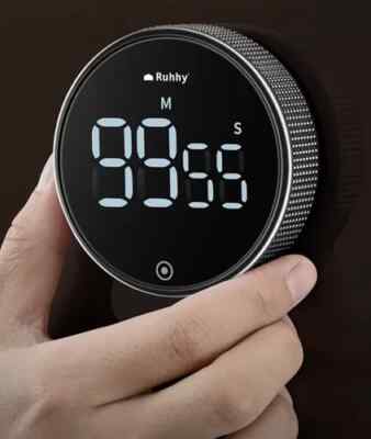 Digital Timer Magnetisch mit LED-Anzeige für Küche, Sport und Alltag