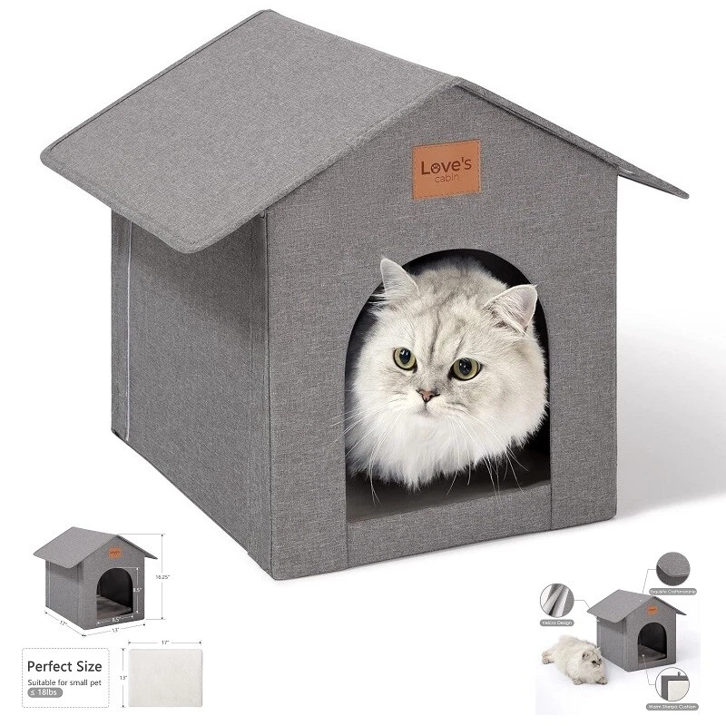 Insulated waterproof outdoor cat cheap shelter