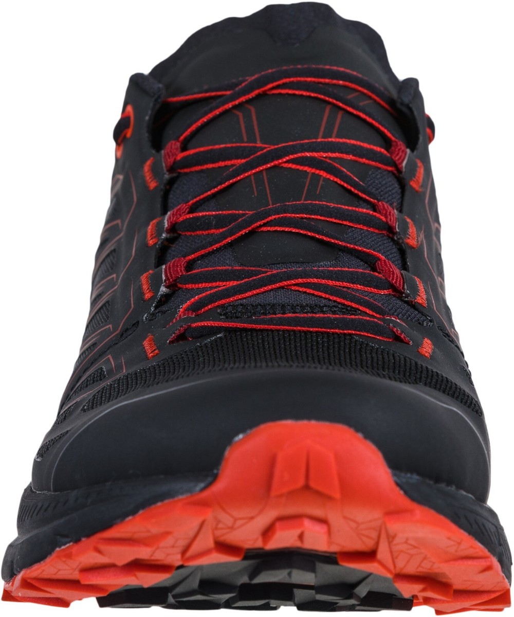 LA SPORTIVA MEN JACKAL BLACK/POPPY TRAIL RUNNING SHOE 7.5 US  display picture 1