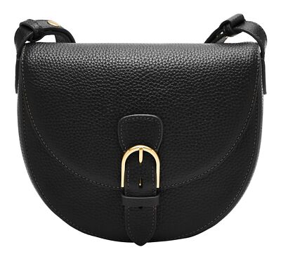 FOSSIL Everleigh Flap Shoulder Bag Schultertasche Tasche Black schwarz Neu
