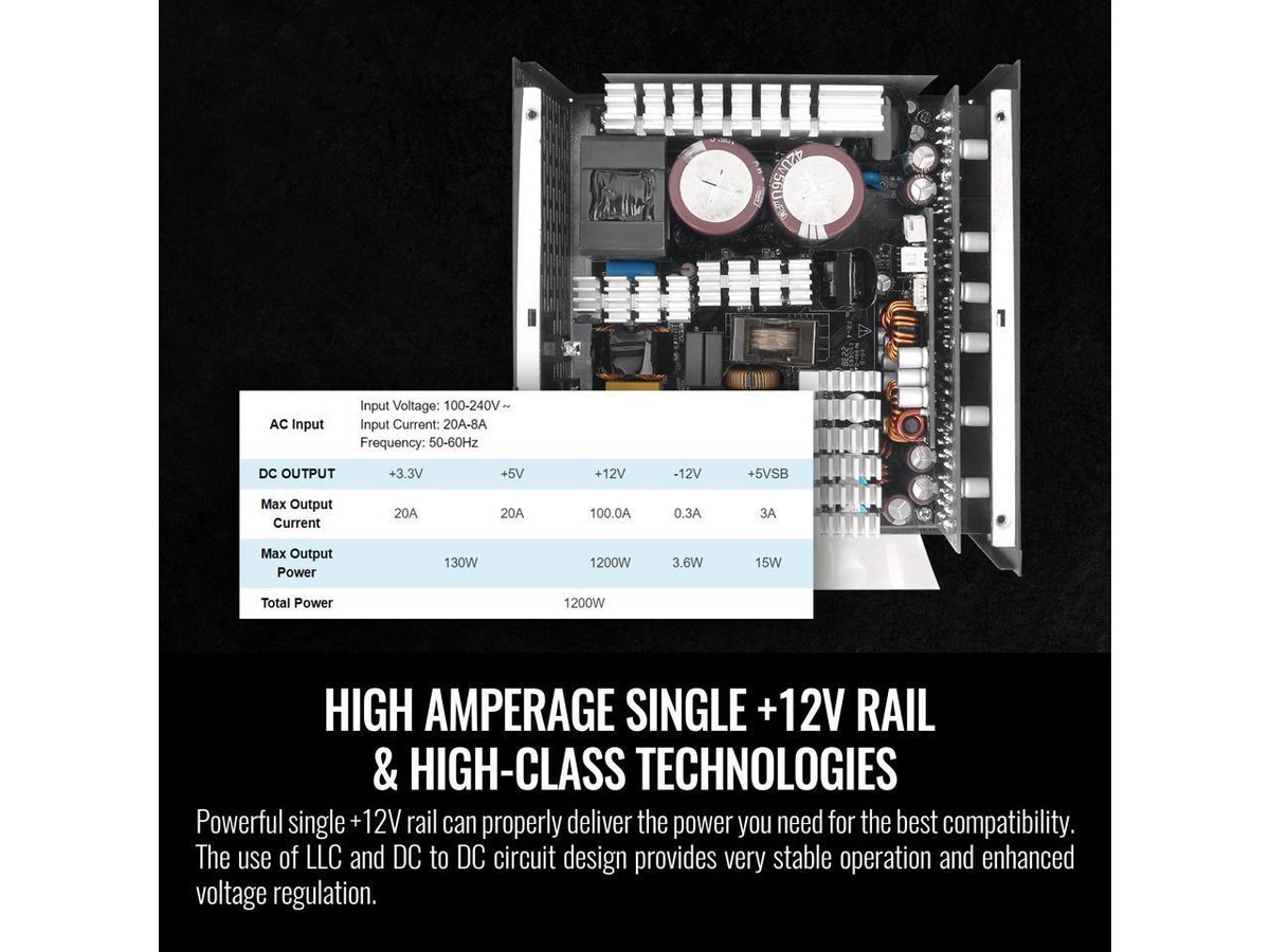 Thermaltake Toughpower PF3 1200W 80+ Platinum ATX Fully Modular