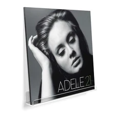 Laurensory Vinyl Record Wall Mount Shelves 8 Pack 12 inch Clear Acrylic Album...