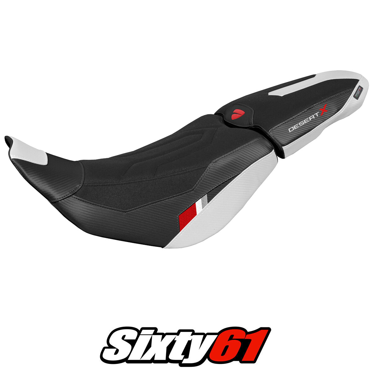 Ducati Desert X Seat Cover Tappezzeria Thar Ultragrip 2022-2024 2025 White Black