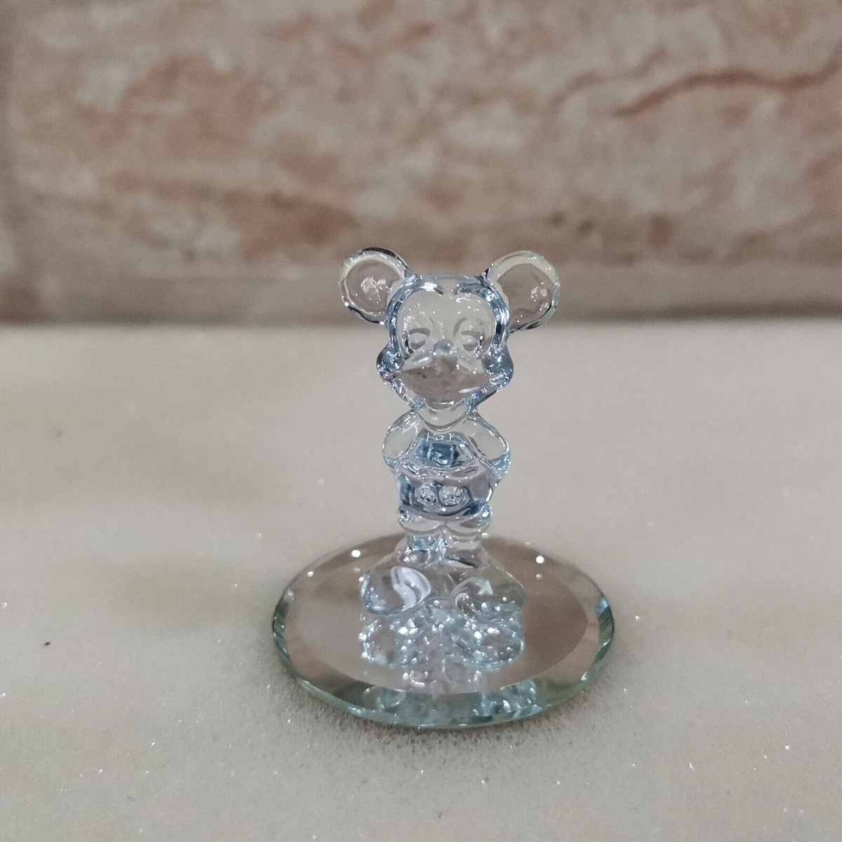 Disney Arribas Brothers Mickey Mouse Crystal Glass Mini Figure