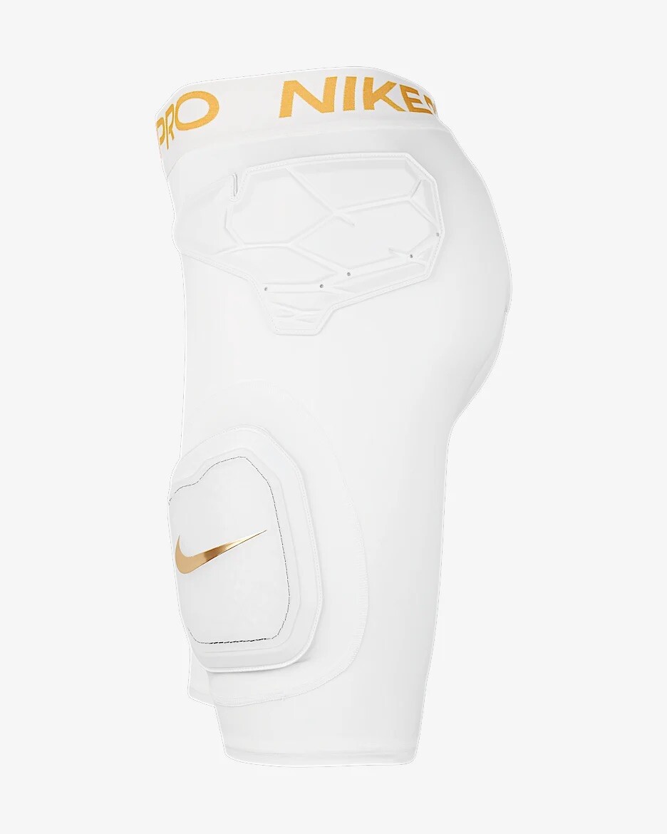 Nike Pro Hyper Strong Men's XL Football Padded Shorts White