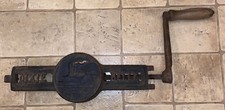 Vintage Cast Iron Dixie Belle Hand Crank Ice Cream Maker Steamboat Graphic