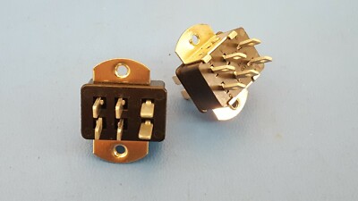 Power Connector, Jones Plug, Molex, 6 Position, 10A, 250V, 38336-8015, 2 Pcs