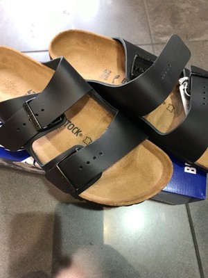 birkenstock arizona black narrow fit