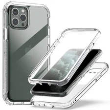 For iPhone 11 Pro Max/11/11 Pro Case Shockproof Full Body Cover Screen Protector