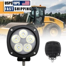 LED 50W Semi Round Flood Lights For Caterpillar Construction Equipment Work Lamp