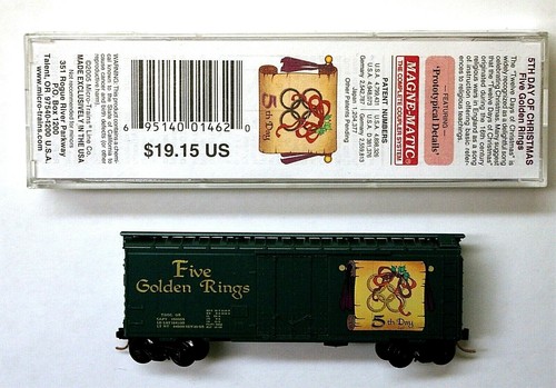 Coche de Navidad MTL Micro Trains 02100505 21505 TDOC "Cinco Anillos de Oro" | Zustand: New