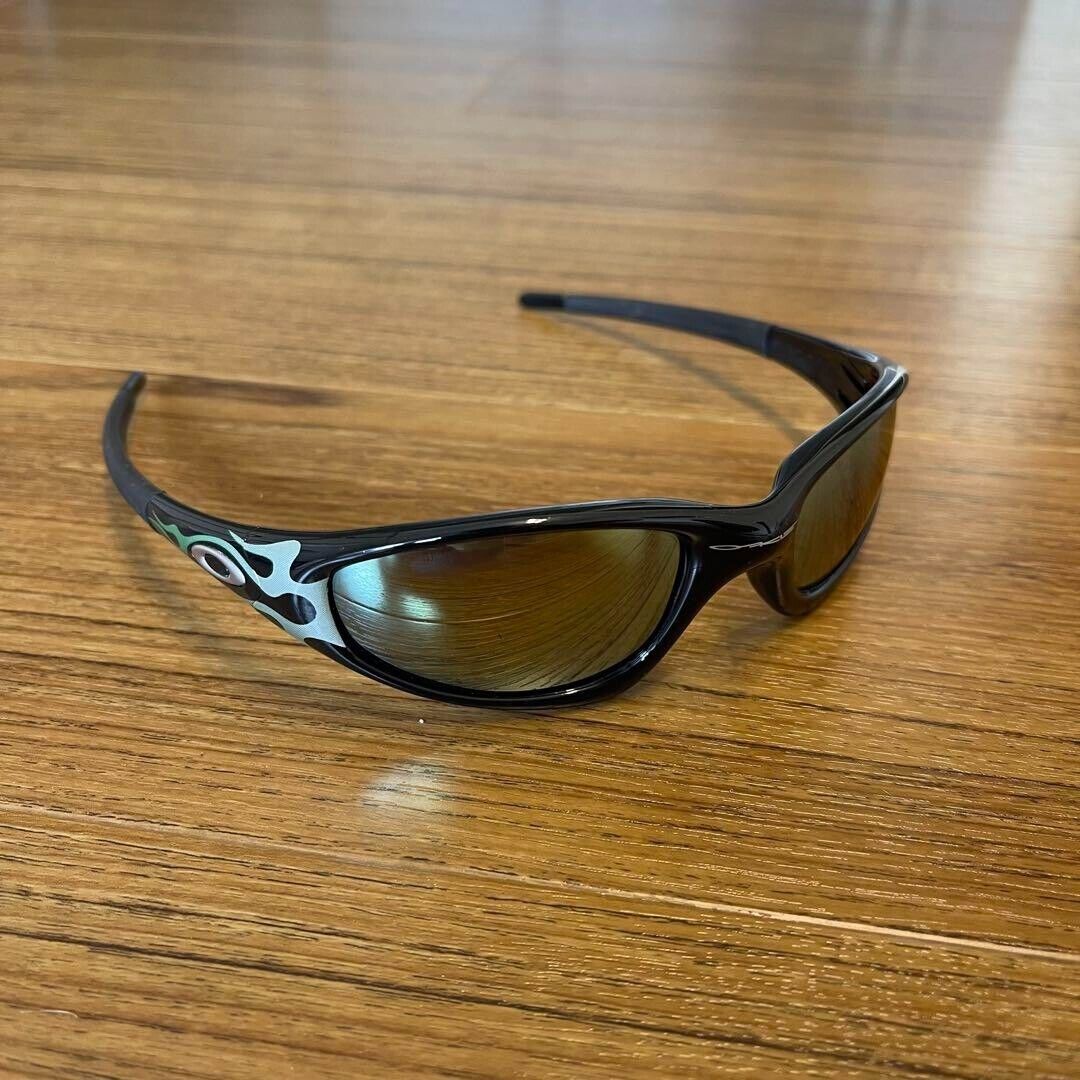 Oakley Fire Straight Jacket Fire Flame Sunglasses Gen 1 Made Oakley Fire Straight Jacket Fire Flame Sunglasses Gen 1 Made