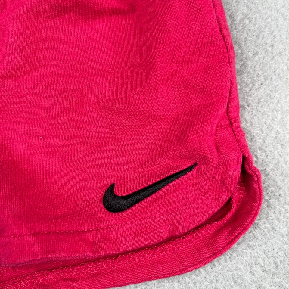 Nike Shorts Youth Pink XS 4 Pink Black Swoosh Active - Image 2 of 4