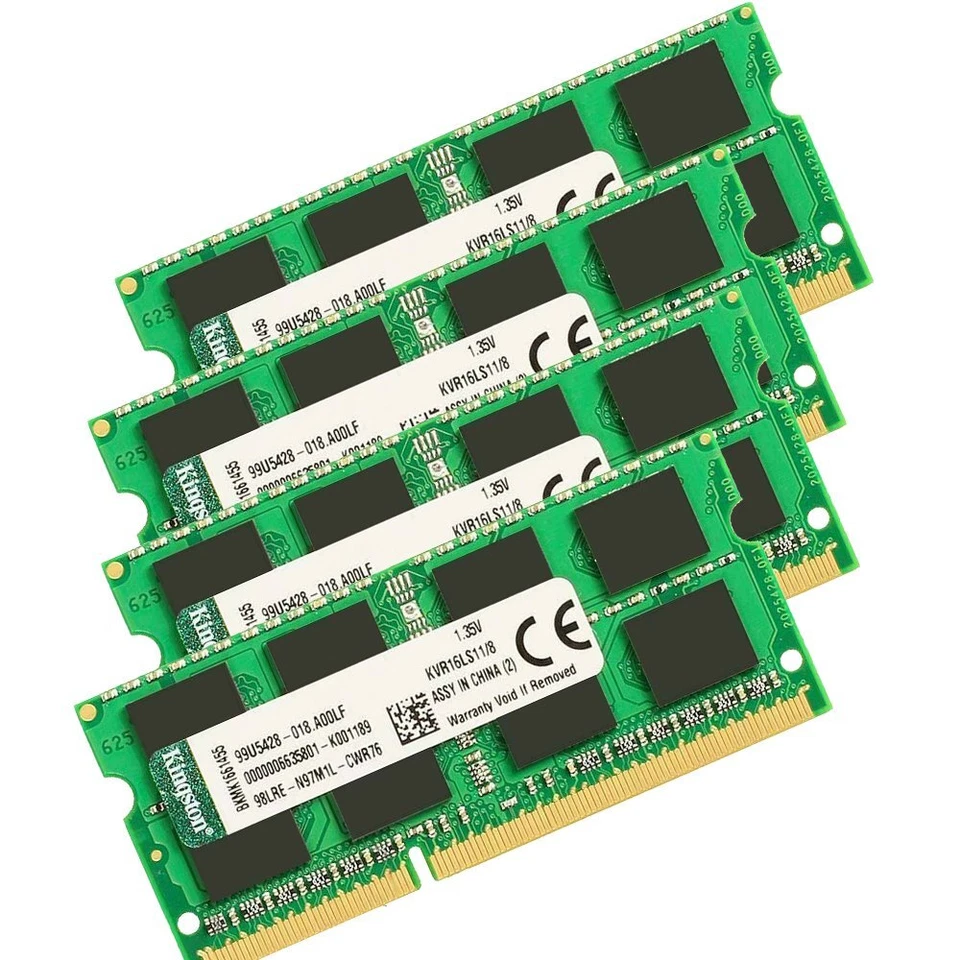 32GB 16GB 8GB KVR16L11/8 DDR3L 1600MHz PC3L-12800S SODIMM Laptop Memory Kingston - Image 2 of 4