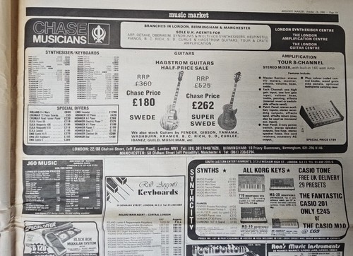 Phil Collins Melody Maker October 1980 Thin Lizzy, Scorpions, 25 pg Weekly / USA - Picture 12 of 12