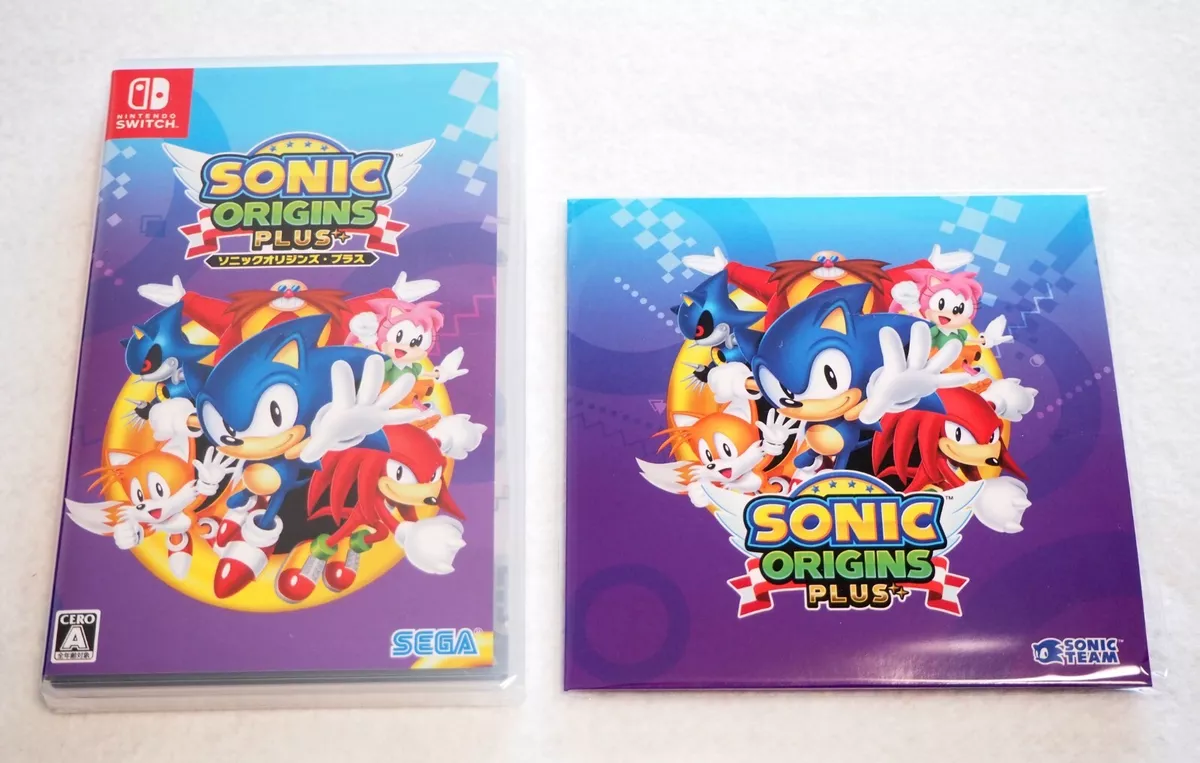 Sonic Origins Plus +Rubber Coaster Switch Japan Physical Game  (Multi-Languages) NEW