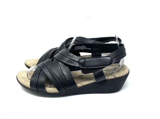 BareTraps Black Mirabella Sandals Womenâs Size 8 Wide | eBay