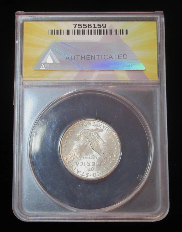 1917 Standing Liberty Quarter 25C VAR 1 ANACS MS63 Full Head - Image 4 of 4