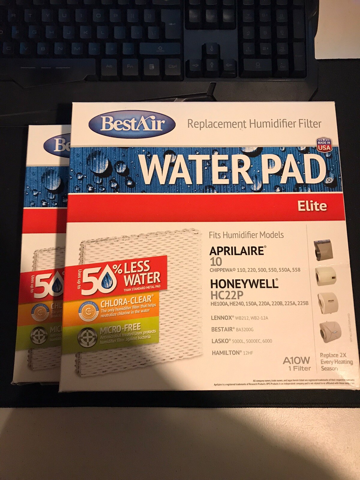 2 Pack Replacement A10W Humidifier Filter Water Pad Elite Aprilaire
