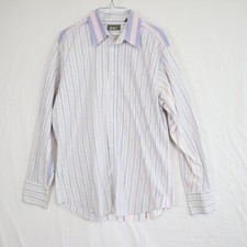 Ted Baker Shirt Mens 4 Joan Business Casual Button Up Striped Long Sleeve