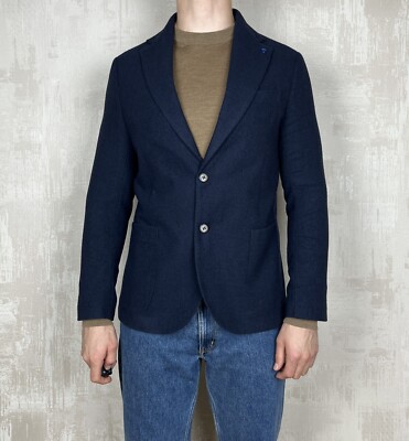 月曜日SALE！Maestri Sartoriali イタリア　3L Linea Sartoriale Milano 80% Wool / 20% Cashmere Blazer Size