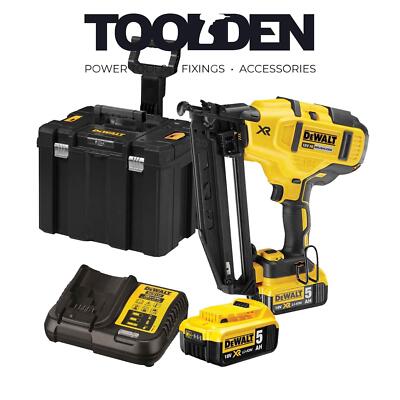 DeWalt DCN660P2 XR 18V Brushless 2nd Fix Nail Gun with 2x