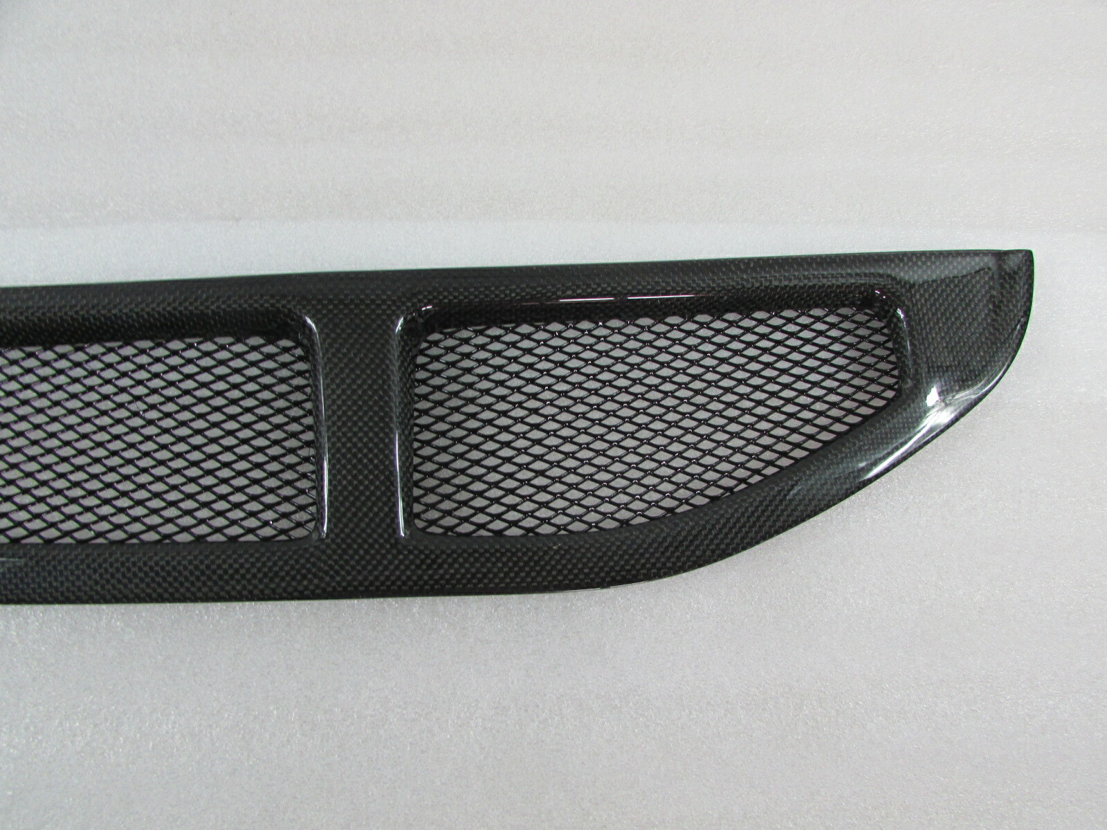 Ferrari F430 Spider, Carbon Fiber Engine Deck Lid Grille Louvers, New 1x1 Weave